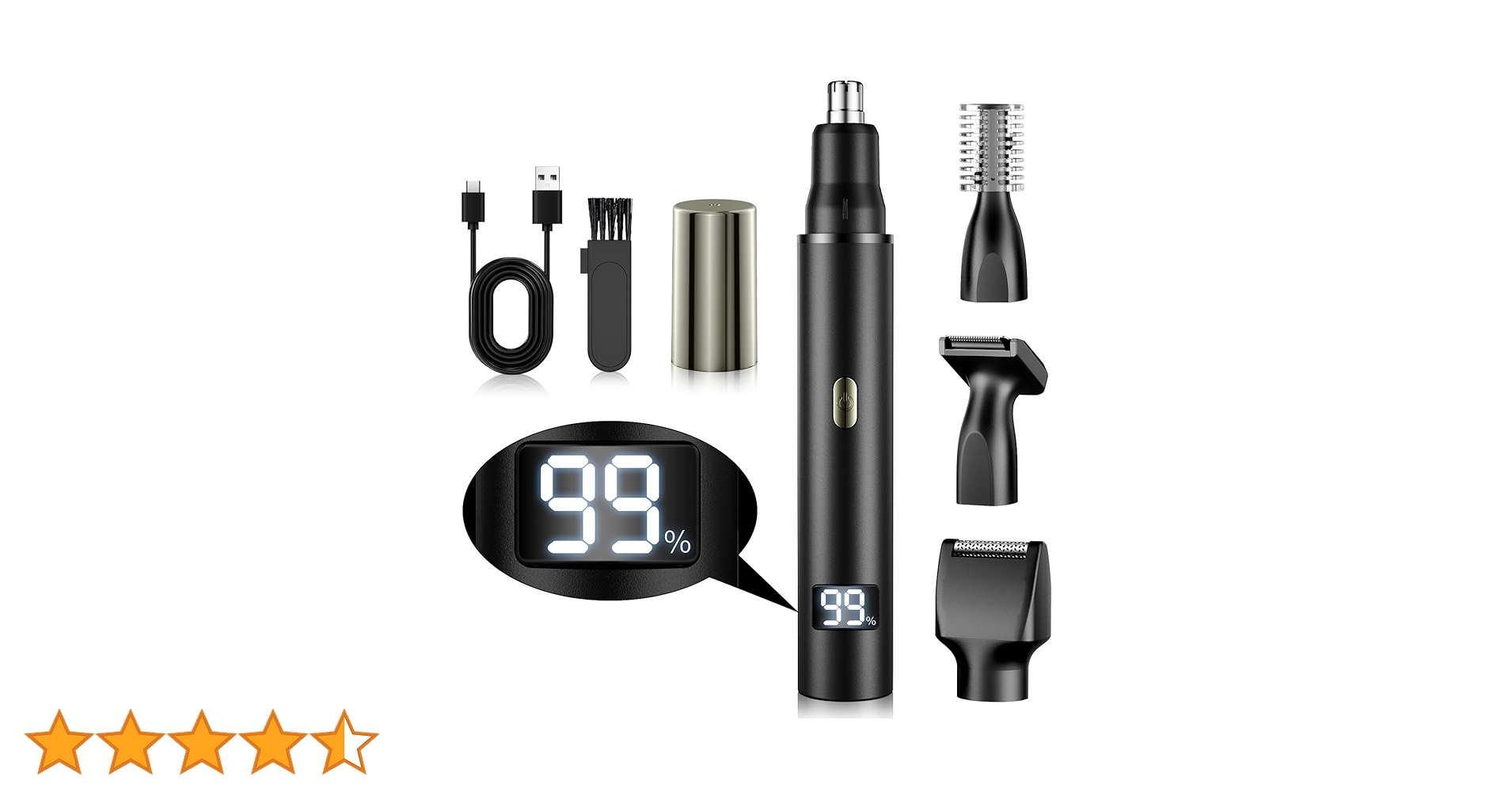 Amazon.co.jp: 鼻毛カッター メンズ 【2025年新モデル・1台4役】 眉毛 Amazon.co.jp: 鼻毛カッター メンズ 【2025年新モデル・1台4役】 眉毛